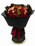 25 Red Roses Hand Bouquet