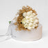 Elegant tulip bridal bouquet with baby&