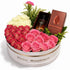 Hamasat Luxury Round Flower Box