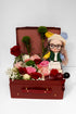 Rose gift box with doll and Laverne perfume