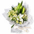 White Oriental Lily Bouquet